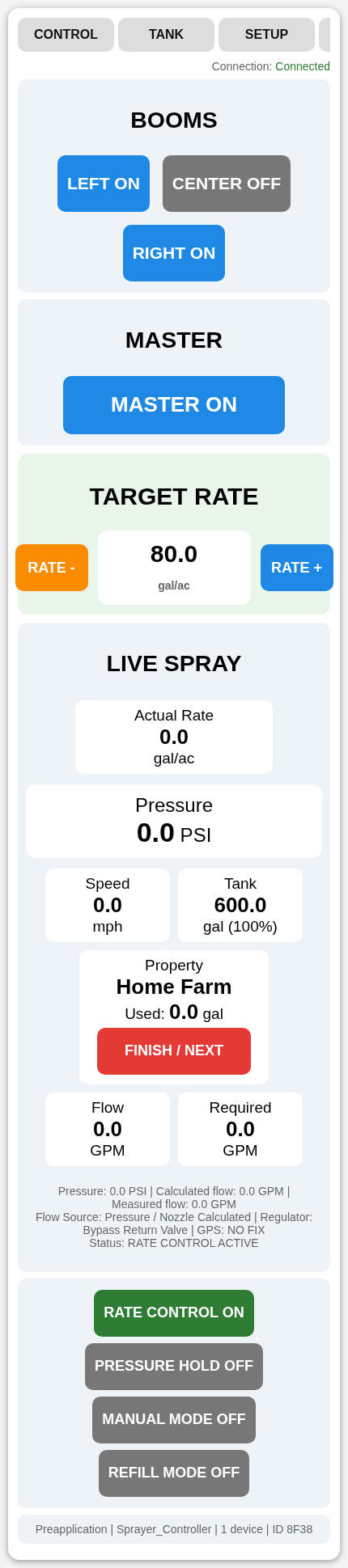 GPS Automated Controller