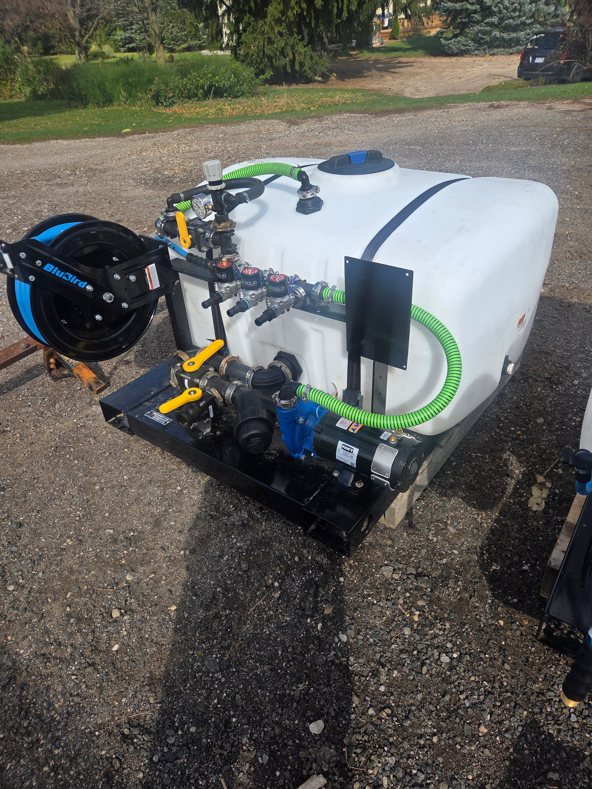 RTV 150 Super UTV sprayer — tank and skid assembly
