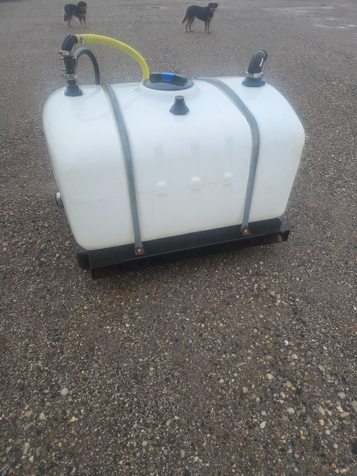 Used Liquids Revolution RTV 150 Hypro de-icing sprayer rear tank view