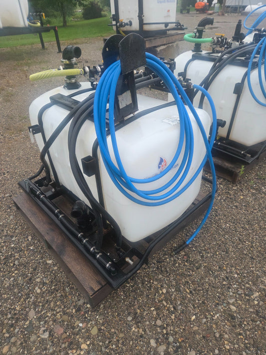 Used Liquids Revolution 100 gallon 3-zone tractor sprayer with standard controls